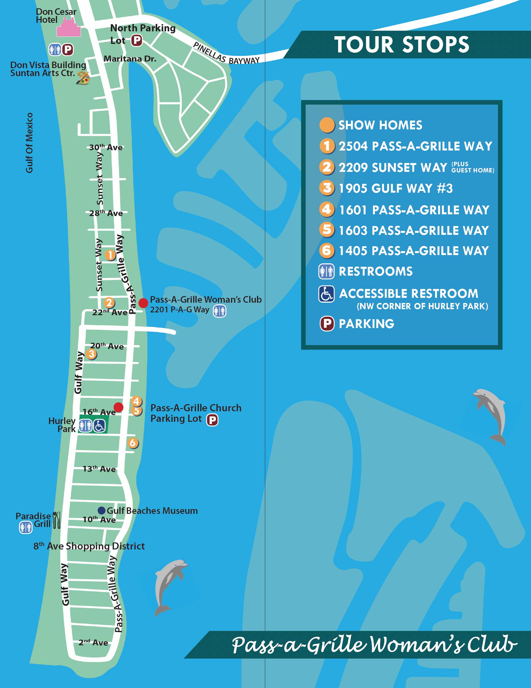 pass-a-grille home tour map